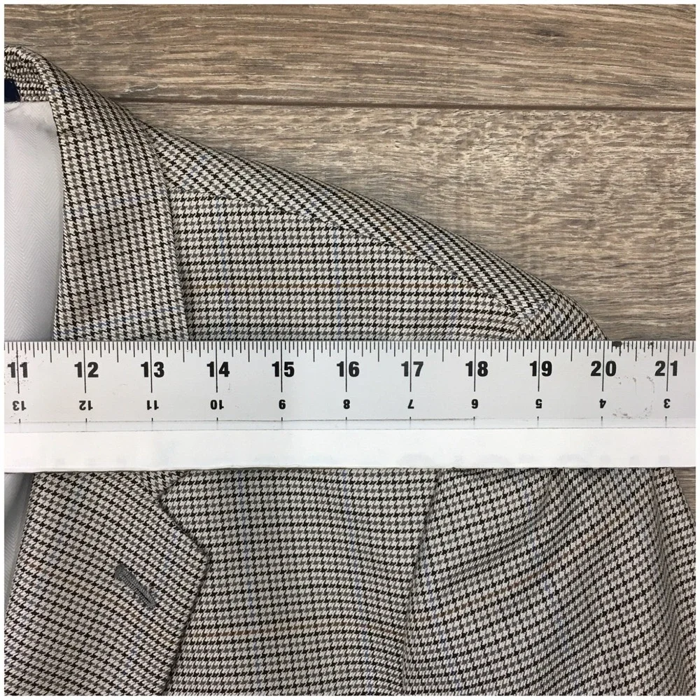 CLUB ROOM Mens Wool Silk Blazer Sport Coat‎ Casual Jacket Size 44L Classic Suit